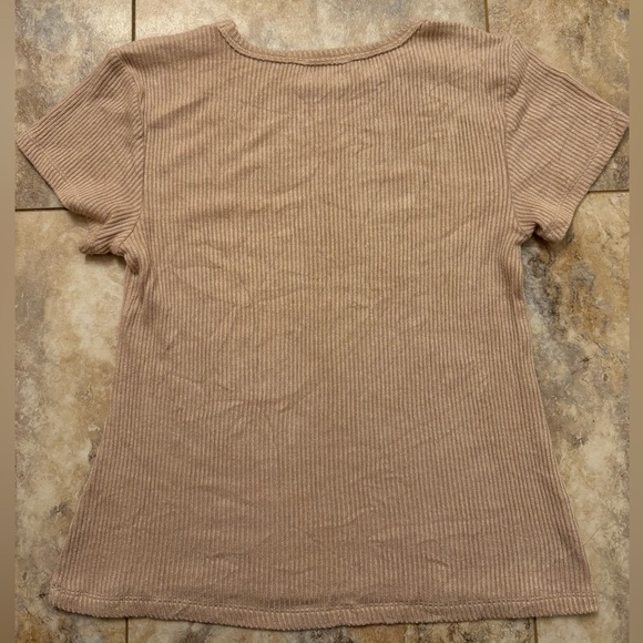 SABLYN Yael Ribbed Tee In Honey Women’s Size Small Short Sleeve - Picture 9 of 12